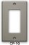 RDL CP-1G 1 Cover Plate, Gray Image 1