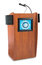 Oklahoma Sound 612-S Vision Lectern With 15" Screen & Sound System Image 1