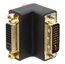 Kramer AD-DF/DM/RA DVI Female To DVI Male 90 Degree Adaptor Image 1