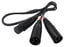 Audio-Technica 147302271 Y-cable, 5 Pin Female To 2 XLR Male, 24" Image 1