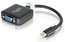 Cables To Go 54315 8" Mini Display Port Male To VGA Female Active Adapter Converter In Black Image 1
