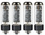 Mullard EL34Q-MULLARD Quartet Of EL34 Power Vacuum Tubes Image 1