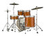 Pearl Drums EXL725S-249 5 Piece Drum Kit In Honey Amber Lacquer Finish With 830 Series Hardware Image 2