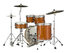 Pearl Drums EXL705-249 5 Piece Drum Kit In Honey Amber Lacquer Finish With 830 Series Hardware Image 2