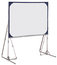 Draper 218195 65" X 116" Cinefold Matt White Portable Projection Screen, Heavy Duty Legs Image 1