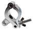 Global Truss ST-824 Medium Duty Side Entry Clamp With Reversed Elbow And Half Coupler For 2" Pipe Image 1