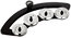 Meinl BBTA1-BK Backbeat Tambourine For 10" And 12" Drums Image 1