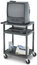 Da-Lite 4700 PIXMate PL2-27R Plastic Cart With 24" X 32" Top Shelf Image 1