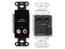 RDL DB-TPR2A Active 2-Pair Receiver, Twisted Pair Format-A , Stereo Phono Jack Out, Black Image 1