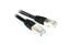 Livemix CBL-CAT6-1 1' CAT6 Shielded Cable, Black Image 1