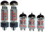 JJ Electronics SET-MARSHALL-033 50W Tube Set For Marshall JMP And JCM800 Amplifiers - 3x ECC 38 S, 2x EL 34 Image 1