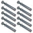 Global Truss Coupler Pin 2 Tapered Shear Pin With Threaded Tip And Lock Nut For Conical Couplers, 10 Pack Image 1