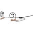 DPA HE2F-IE2-B D:fine Dual Ear-Worn  Headset Mount With Dual IEMs, Beige Image 1