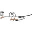 DPA HE2F00-IE2-B D:fine Dual Ear-Worn  Headset Mount With Dual IEMs And Microdot, Beige Image 1