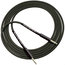 Rapco HOG-15B 15' 1/4" TS-M To 1/4" TS-M Instrument Cable, Black Image 1