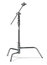 Kupo KS704512 20" Master C-Stand With Turtle Base Kit In Silver Image 1