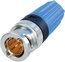 Neutrik NBNC75BLP7 75 Ohm BNC Cable Connector With Rear Twist And Color Coded Boots Image 1