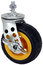 Rock-n-Roller R5X2CSTR 5" X 2" Ground Glider Wide Caster With Brake (Upgrade For Rock-n-Roller R8RT/R10RT) Image 1