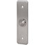 Quam CIB8 Single-Gang Door Mullion Momentary Call-In Switch With Vandal-Resistant Stainless Steel Faceplate Image 1
