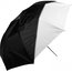 Westcott 2011 43" Optical White Satin Collapsible Umbrella With Removable Black Cover (109.2cm) Image 1