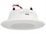 Quam BB2 8" Beam Mount Loudspeaker Assembly, 5W 25/70.7V Transformer, White Powder Finish Image 1