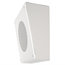 Quam SYSTEM-2-VP 8" Slanted Square Surface Wall-Mount Speaker, 25V/70V, Vandal-Resistant, White Powder Finish Image 1