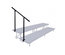 National Public Seating SGR2L Side Guard Rail For 2-Level Riser Image 1