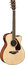 Yamaha FSX800C Concert Cutaway Acoustic-Electric Guitar, Sitka Spruce Top Image 3