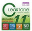Cleartone 7411-CLEARTONE Extra Light Acoustic Guitar Strings Image 1