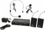 Galaxy Audio EDXR/38SV EDXLR UHF Wireless Dual Combo System With Body Pack Receivers, Headworn And Lav Mics Image 1