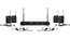 Gemini UHF-04HL 4-Channel Headset/Lavalier Wireless Microphone System Image 1