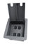 Elite Core FB-QUAD-AC Recessed Floor Box With Quad AC Outlets Image 1