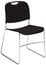 National Public Seating 8510 8500 Series Stacking Chair In Black Image 1