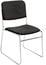 National Public Seating 8660 8600 Series Stackable Padded Chair In Ebony Black Image 1