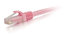 Cables To Go 04043 Cat6a Snagless Unshielded (UTP) Patch Cable Pink Ethernet Network Patch Cable, 1 Ft Image 2