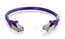 Cables To Go 00913 Cat6 Snagless Shielded (STP) 35 Ft Ethernet Network Patch Cable, Purple Image 1