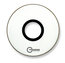 Aquarian RPT22-WHITE 22" Kick Drum Head With 7" Hole In White Image 1