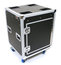 Elite Core TR12U-20-SR-PD Tour Ready 20" Deep Shock Mount 12-Unit Amplifier Rack With Pocket Doors Image 1