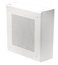 Lowell BSG-8 8" Speaker Baffle, Steel, White Image 1