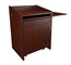Middle Atlantic L2LDC2FCMGC L2 Series Lectern With Connectivity And Shelf, Grained Dark Cherry Image 1