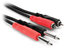 Hosa CPR-206 19.7' Dual 1/4" TS To Dual RCA Audio Cable Image 1