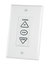 Da-Lite 38886 Smart 3-Button Low Voltage Control Wall Switch Image 1