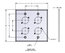 Switchcraft WP2B4P 2 Gang Wall Plate For 4 E/EH Series Connectors, 4-40 Threaded Mounting Image 2