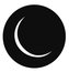 GAM G506 Circle Moon Steel Gobo Image 1