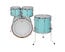 Yamaha Recording Custom 4-Piece Shell Pack - Surf Green 10"x7.5" And 12"x8" Rack Toms, 16"x15" Floor Tom, And 22"x18" Bass Drum Image 2