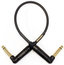Mogami GOLD-INSTRUMENT0.5RR Gold Instrument RR0.5 6" Instrument Cable With Dual 1/4" TS Right-Angle Connectors Image 1