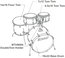 Tama LKP42HTSGKP S.L.P. Dynamic Kapur 4-piece Shell Pack, Gloss Black Kapur Burst Image 2