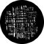 GAM G629 Homespun 1 Steel Gobo Image 1