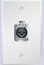 PanelCrafters PC-G1300-E-S-W Single Gang Wall Plate With (1) 3-Pin Female XLR Connector, White Image 1