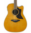 Yamaha A1R Dreadnought Cutaway - Natural Acoustic-Electric Guitar, Sitka Spruce Top, Rosewood Back And Sides Image 2